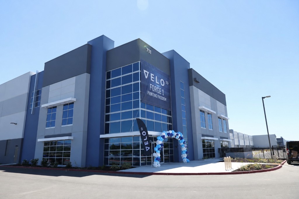 Velo3D Forge 1 manufacturing campus at 711 Challenger Street in Livermore